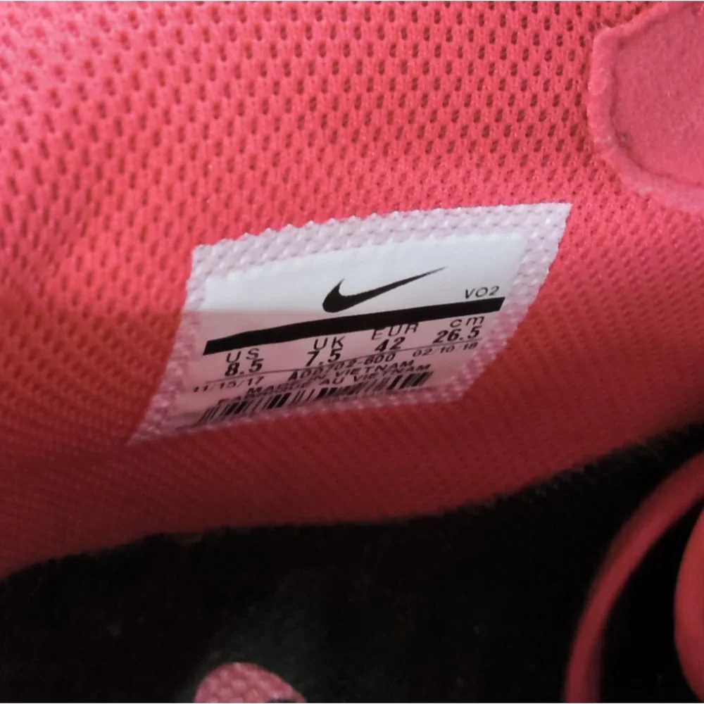 Nike Airforce 1 Sneakers High Patent Red Sparkle Men's 8.5 D 2018 #W5265